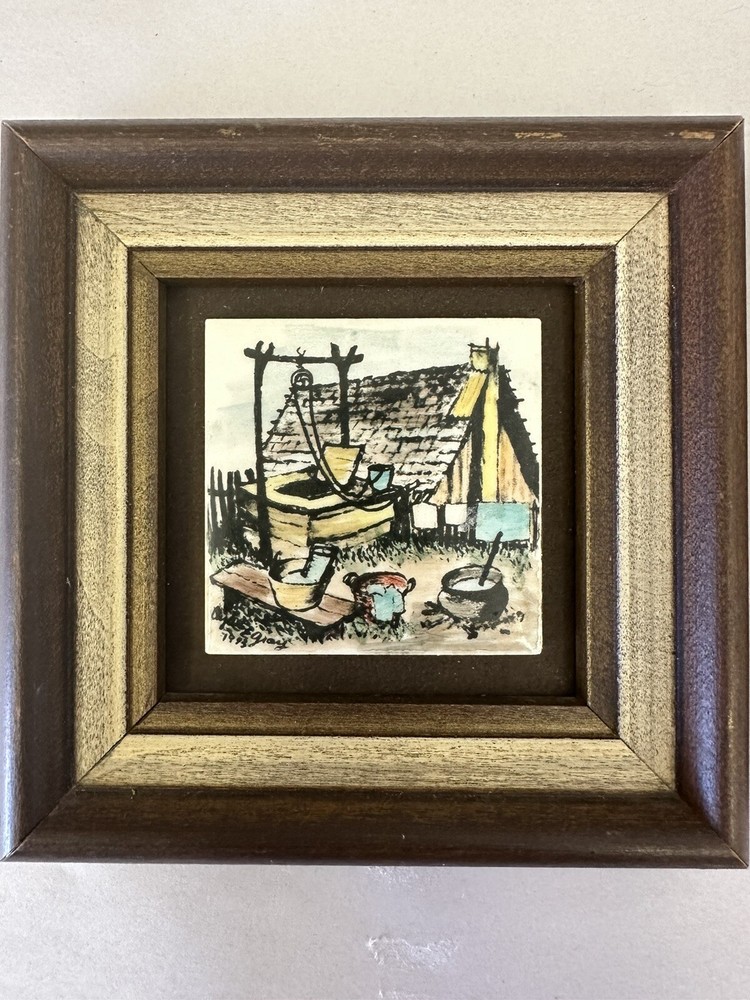 Hand painted 1970s “Wash Day”