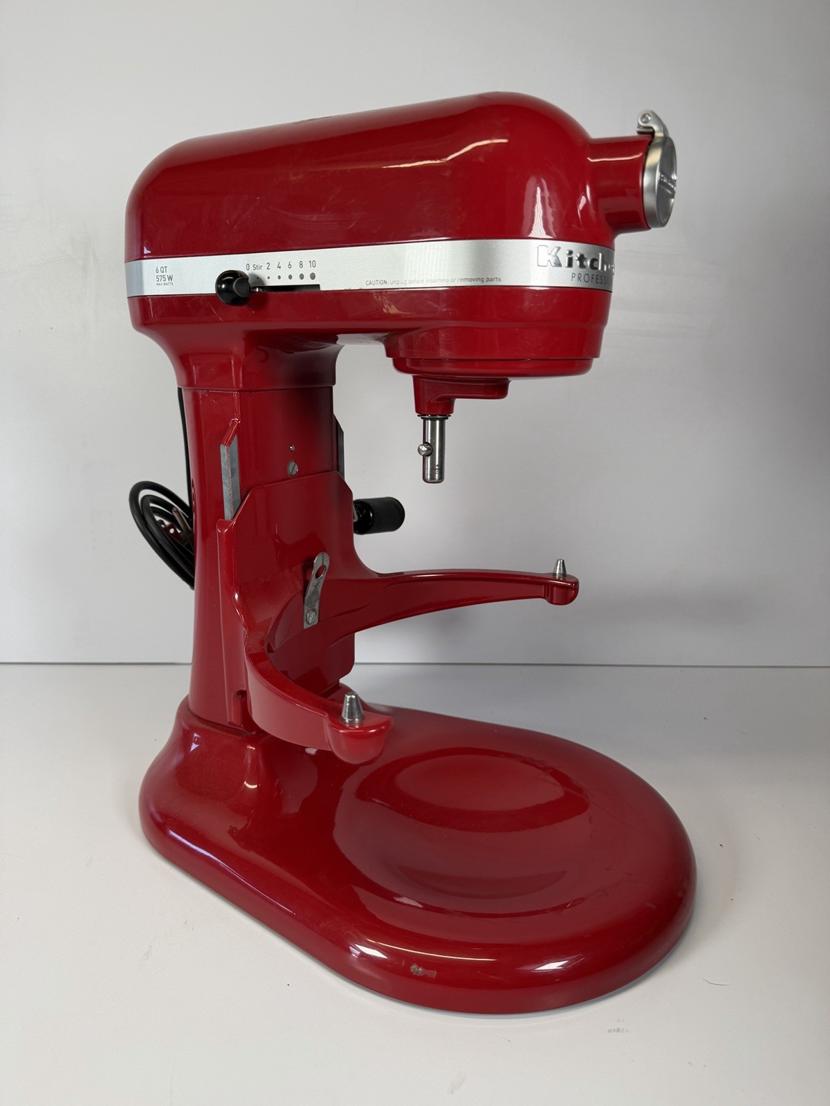 KitchenAid K 6Qt Stand Mixer Red As Is For Parts Repair Won’t Power On