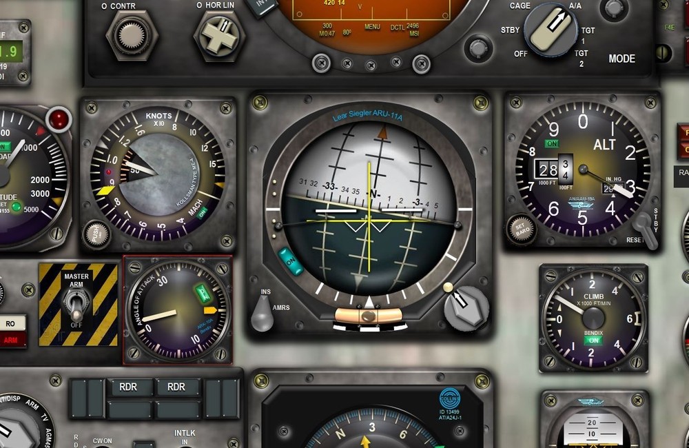 F4E+G PHANTOM II COCKPIT instrument panel CDkit