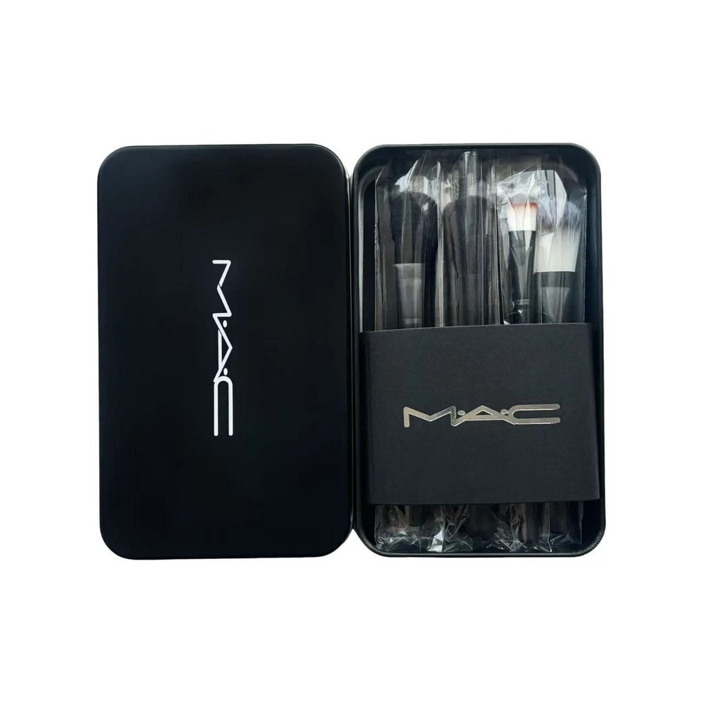MAC Travel Compact Small Makeup Brush Set - Black