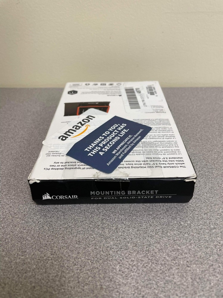 Corsair Dual SSD Solid State Mounting Bracket 3.5" To 2.5” Adapter CSSD-BRKT2