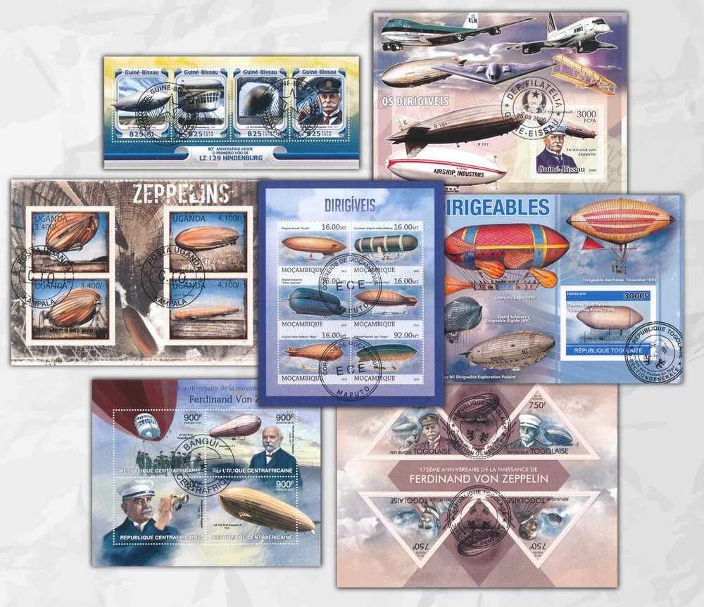 10 diff. topical stamp packets w/ 70 sheets cat. listed (cto) Lot #5