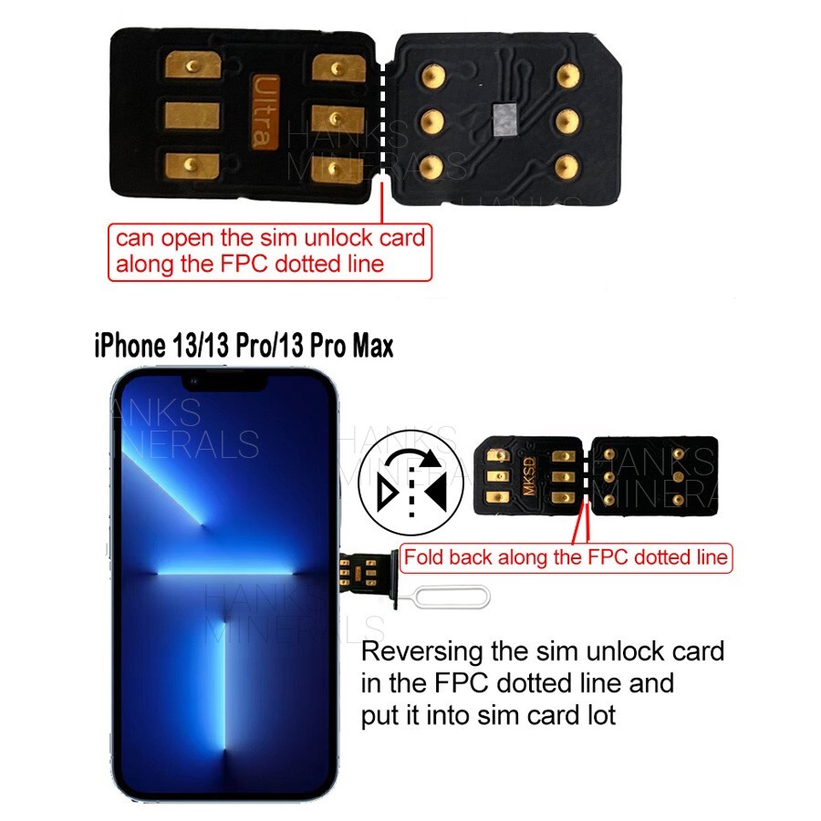 MKSD Ultra V5.7 Unlock Card 2025 RSIM Chip Service iPhone 15 14 13 12 11 X 8 7 6
