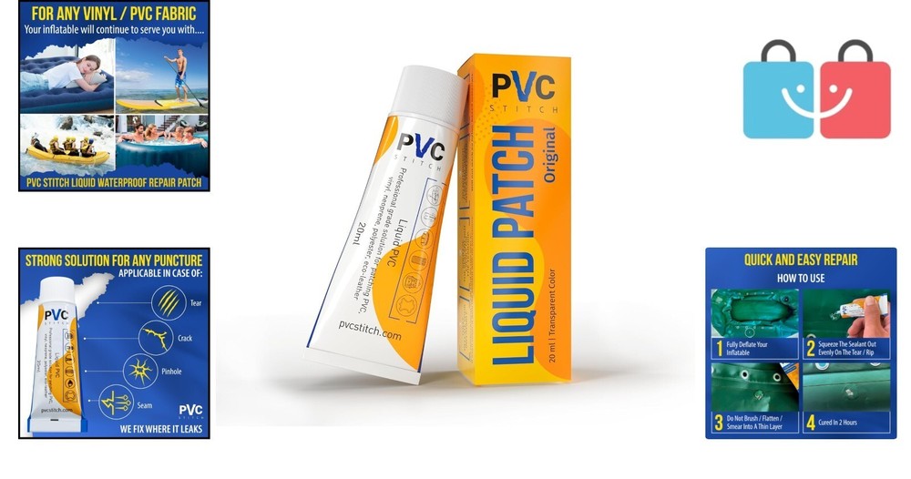 Universal 20ml Transparent Liquid Patch for PVC & PU Inflatables Easy Use