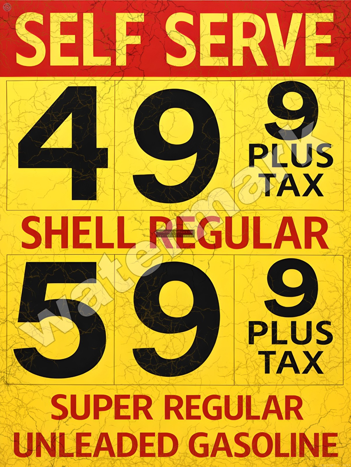 Shell Gasoline Sign Vintage Metal  Sign 9" x 12" or 12" x 16"