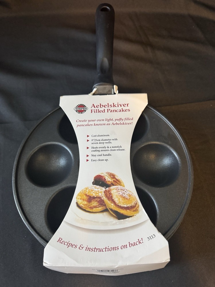 Norpro NEW Nonstick Aebelskiver Pan