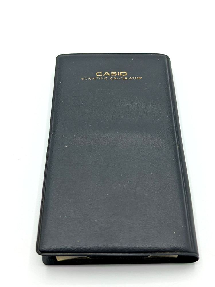 Vintage Casio FX-4000P Calculator with Case and Guide - New Batt - Tested & Work