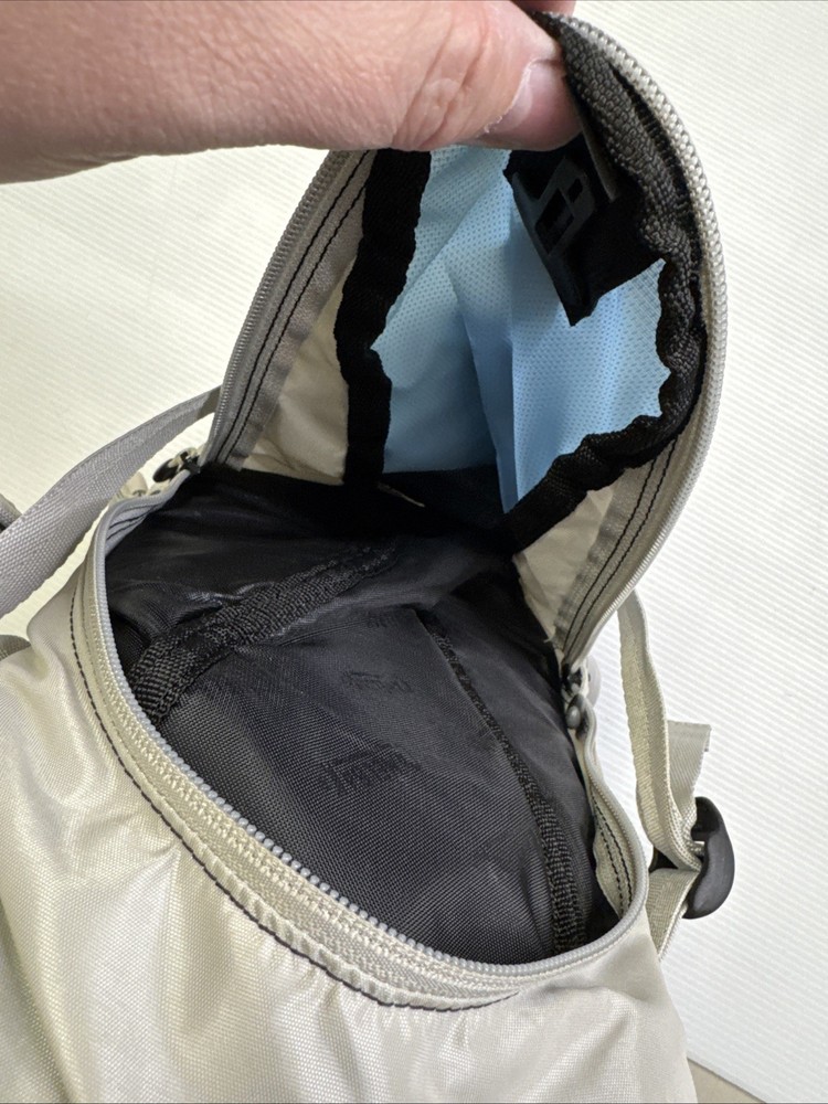 CamelBak Mini-Mule Gray/Blue Hydration Backpack EUC