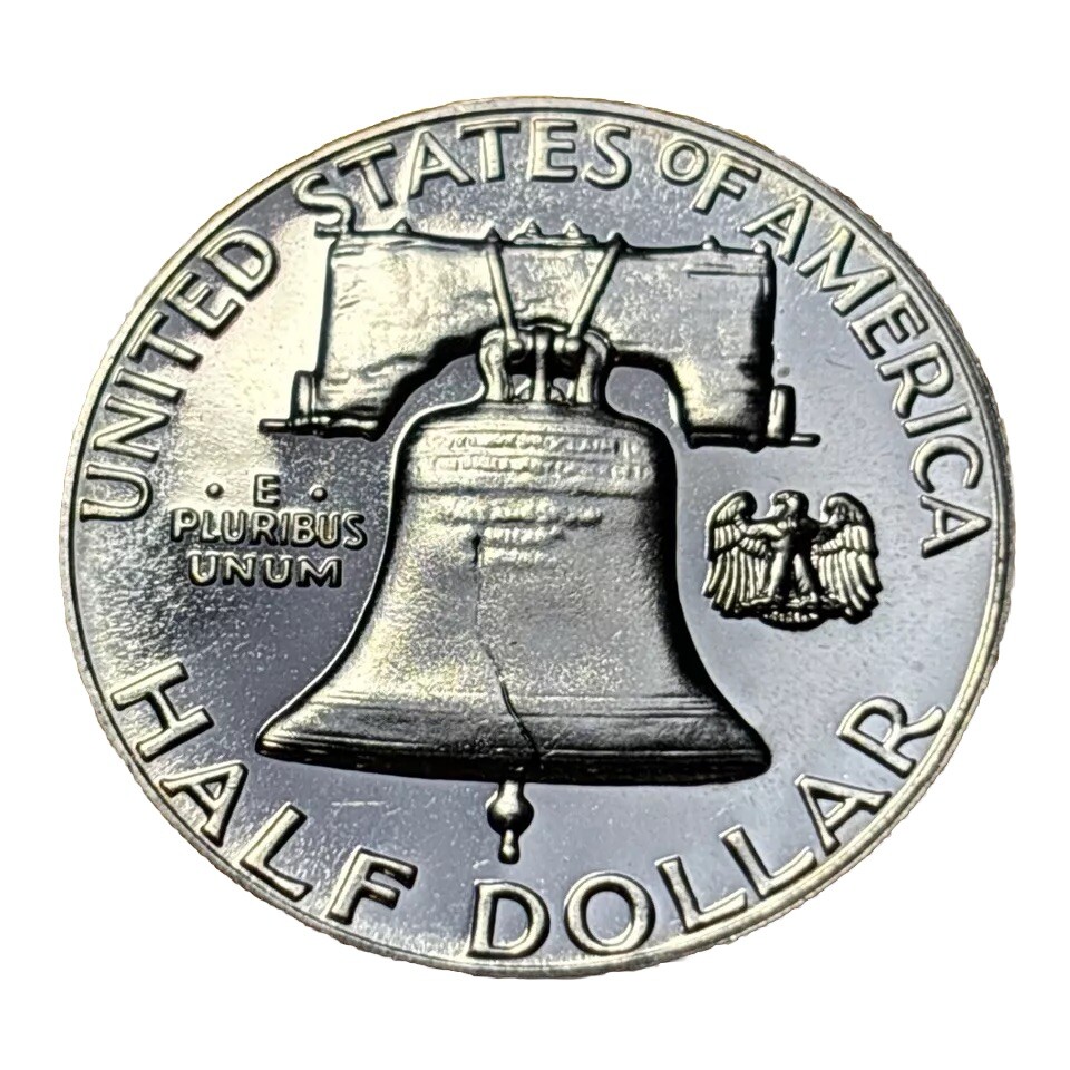 1963 GEM PROOF FRANKLIN HALF DOLLAR 90% SILVER