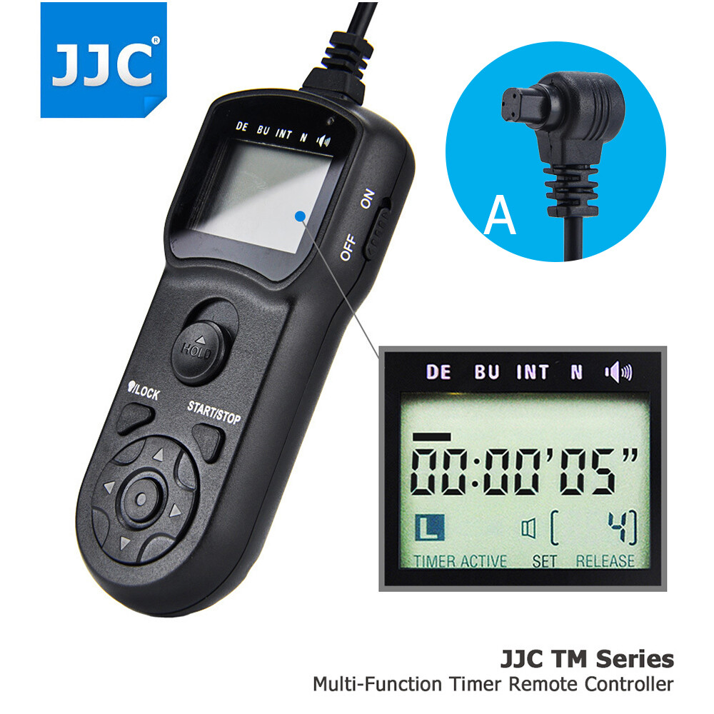 JJC LCD Timer Remote Control for Canon EOS 6D 50D 40D 30D 1D IV Replace TC-80N3