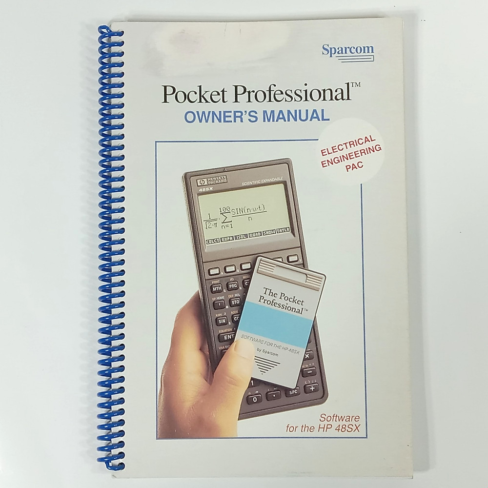 Sparcom Pocket Professional Electrical Engineering Application Pac v2.5 & Manual