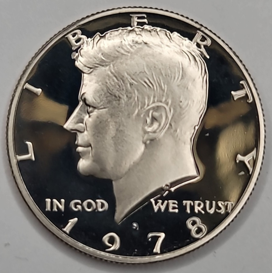 1978 S Gem Proof DCAM Kennedy Half Dollar - CN-Clad