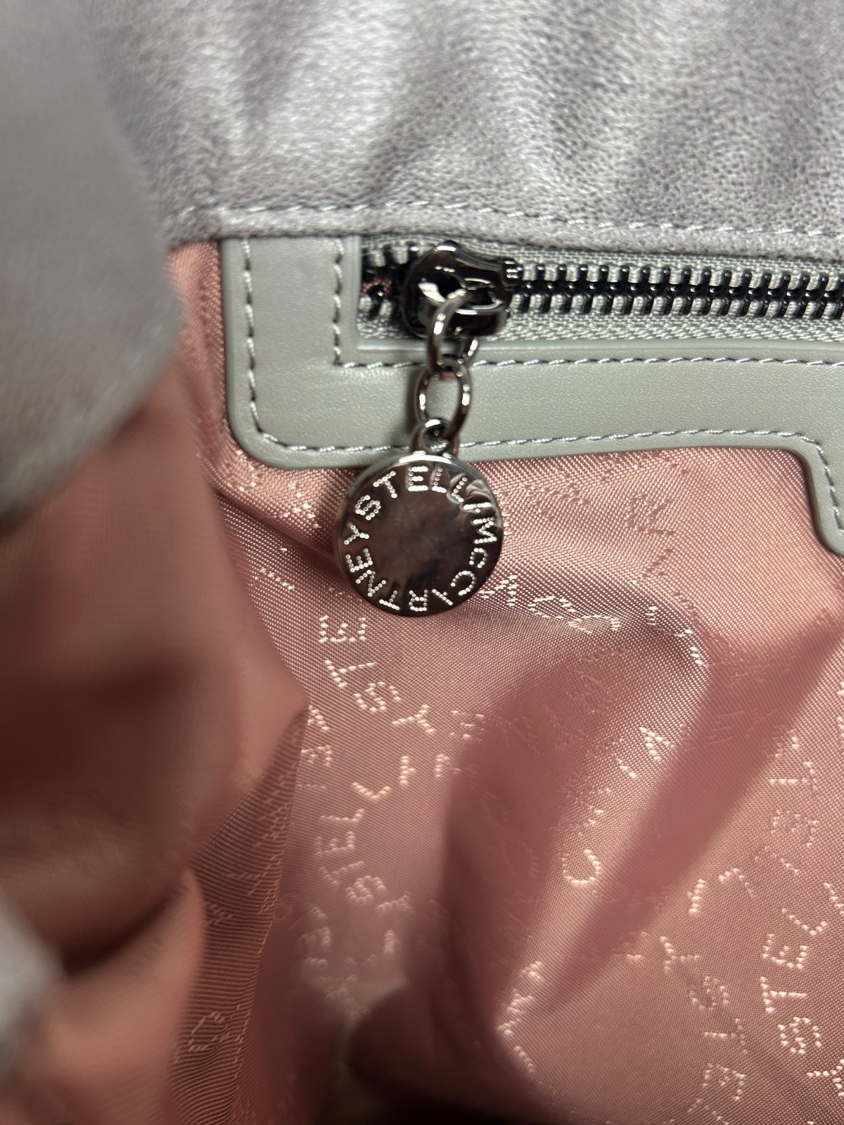 Stella McCartney Falabella Fold-over Tote Shoulder Bag Dark Gray UK 128778