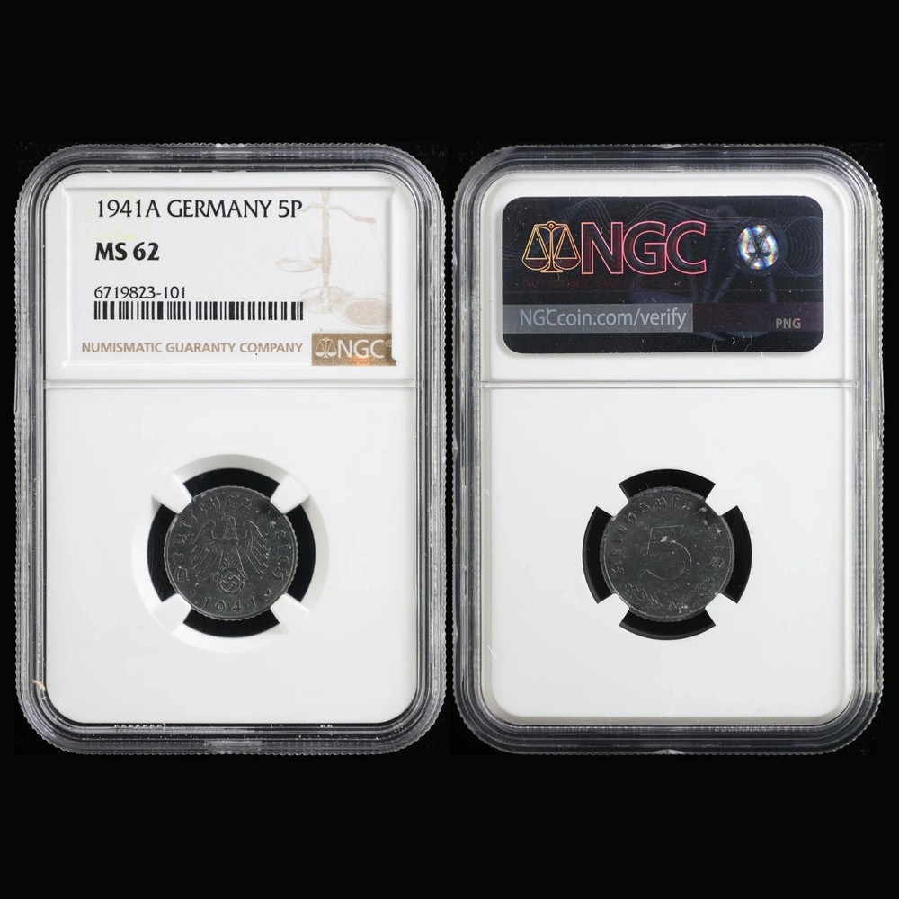 1941A GERMANY 5P NGC MS 62