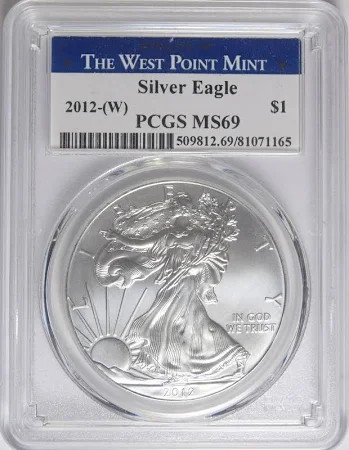 2012 (W) PCGS PR 70 CAM SIlver Eagle First Strike