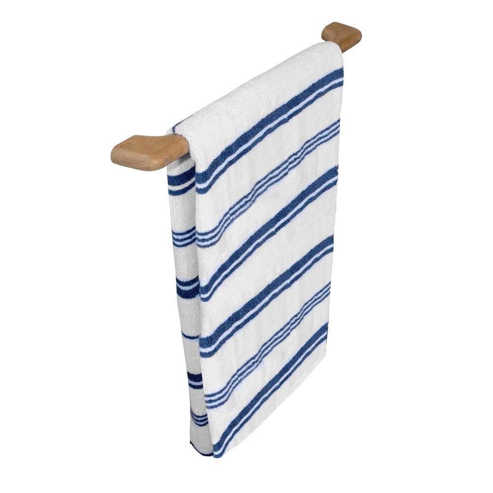 23 Traditional Solid Teak Towel Bar