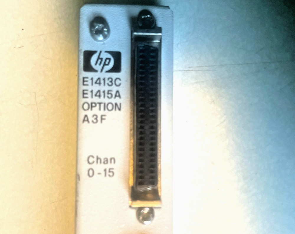 HP E1415A/E1413C A3F Interface to Rack Mount Terminal Panel, Agilent E1400-66512