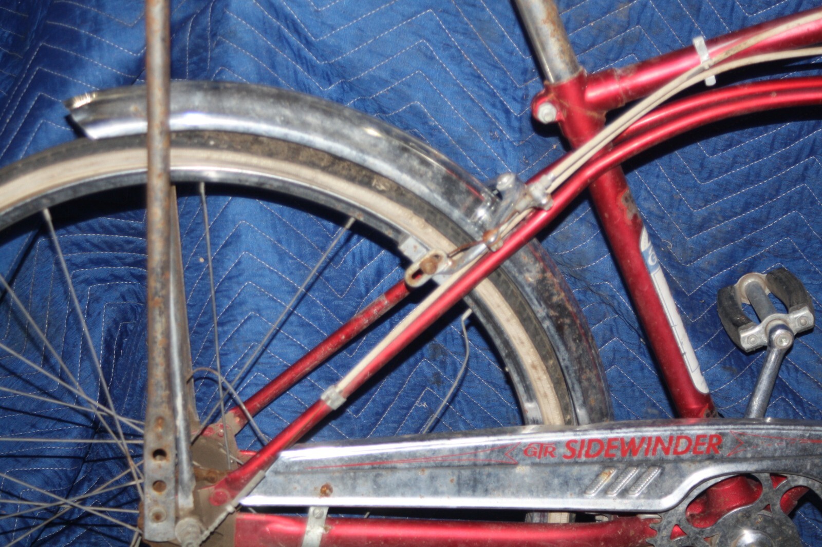 Vintage 1969 General Tire GTR Sidewinder Bicycle Project- See Pics & Description