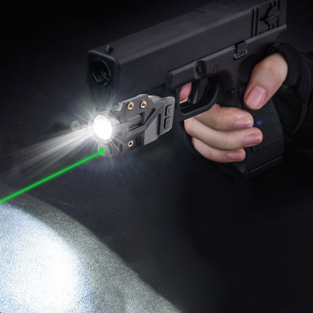 Green Red Blue Laser Sight 500lm Flashlight Combo For Glock 17 19 Taurus G2C G3C