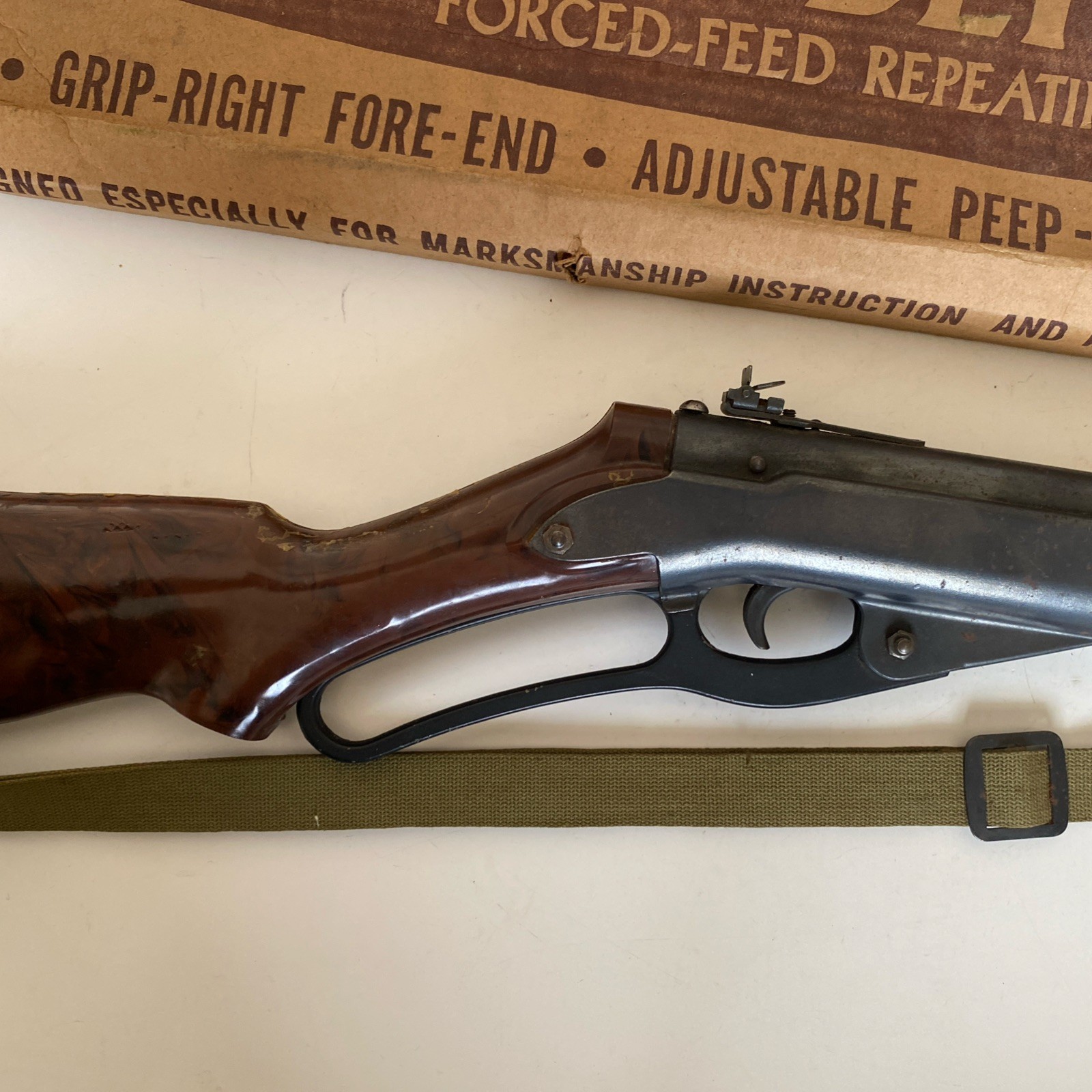 VTG Daisy MFG DEFENDER REPEATER No. 142 Pump Action BB Rifle Plymouth MI W/ Box