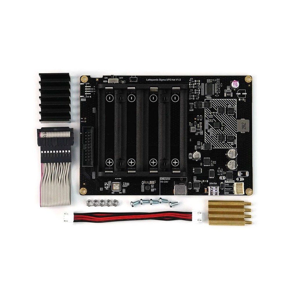 UPS Expansion HAT for LattePanda Sigma Single Board Computer HID-UPS Protocol