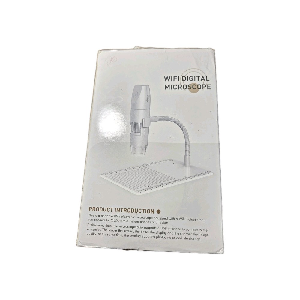 Wireless Digital Microscope 50x-1000x Magnification WiFi Portable