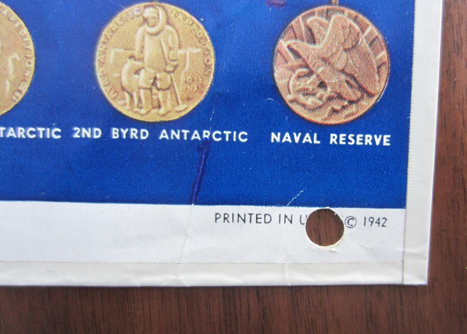 Original WW2 Poster Insignia Decorations Medals US Army Navy Marines Coast Guard