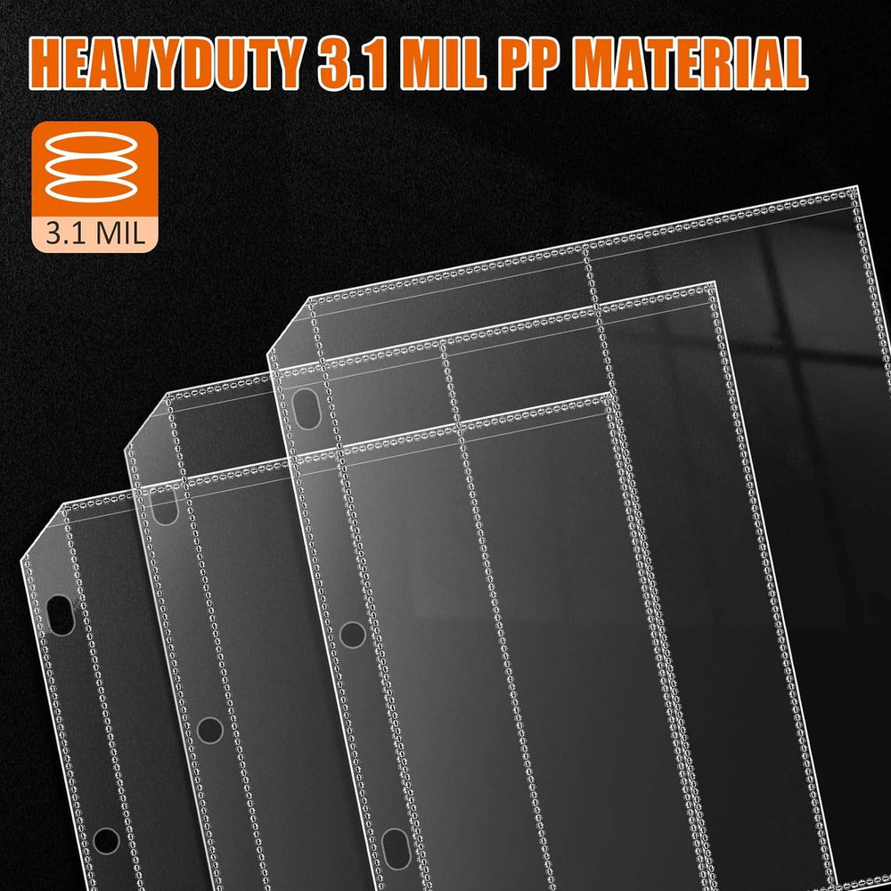 Folded Map Sleeves, Map Protector, Envelopes Page for 3-Ring Binders, Brochure H