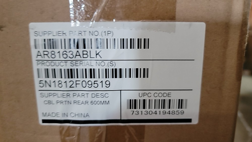 APC AR8163ABLK NetShelter Cable Management, Data Cable Partition, Pass Through