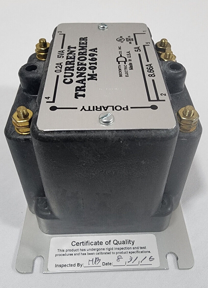 Beckwith Electric M-0169A Current Transformer