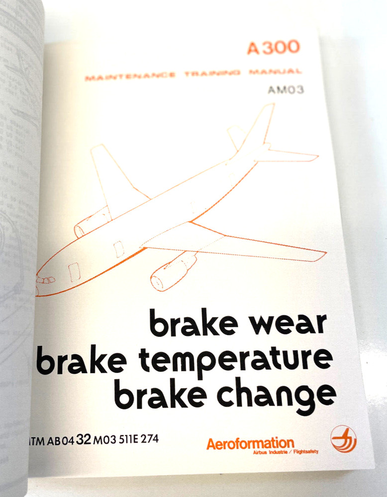 Vtg Airbus A300 Technical Service Training Manual Multiple Systems Book