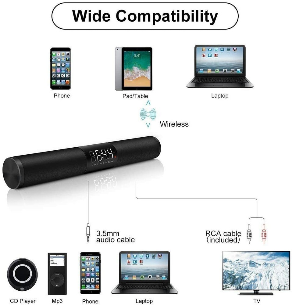 Wireless Bluetooth Speaker Surrounding Sound bar