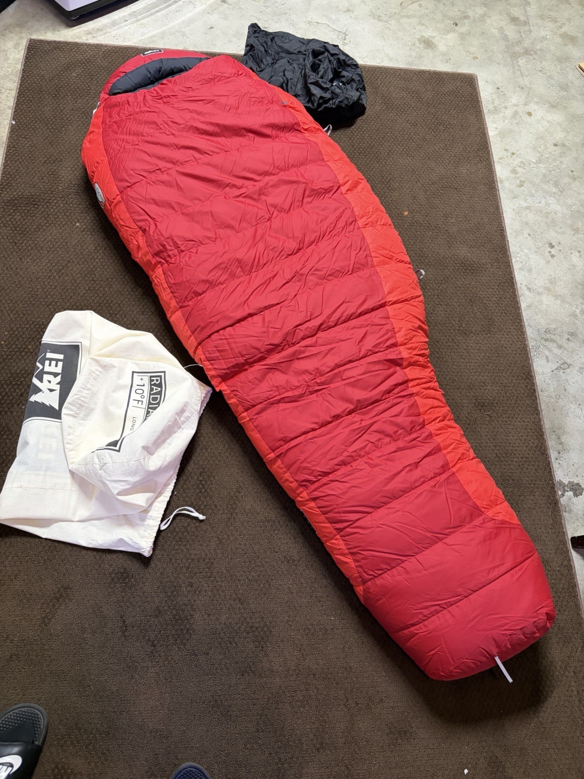 Women’s REI Radiant +10 Down Sleeping Bag Pre-owned Free Shipping
