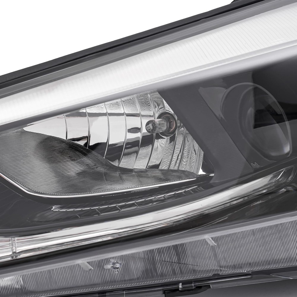 Halogen Headlight Left for 2016-2018 Tucson Front Projector Easy Install Set