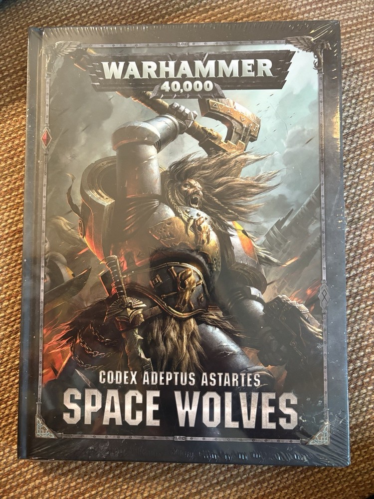 Warhammer 40k 8th ed Space Marines - Codex Adeptus Space Wolves - (Sealed, New)