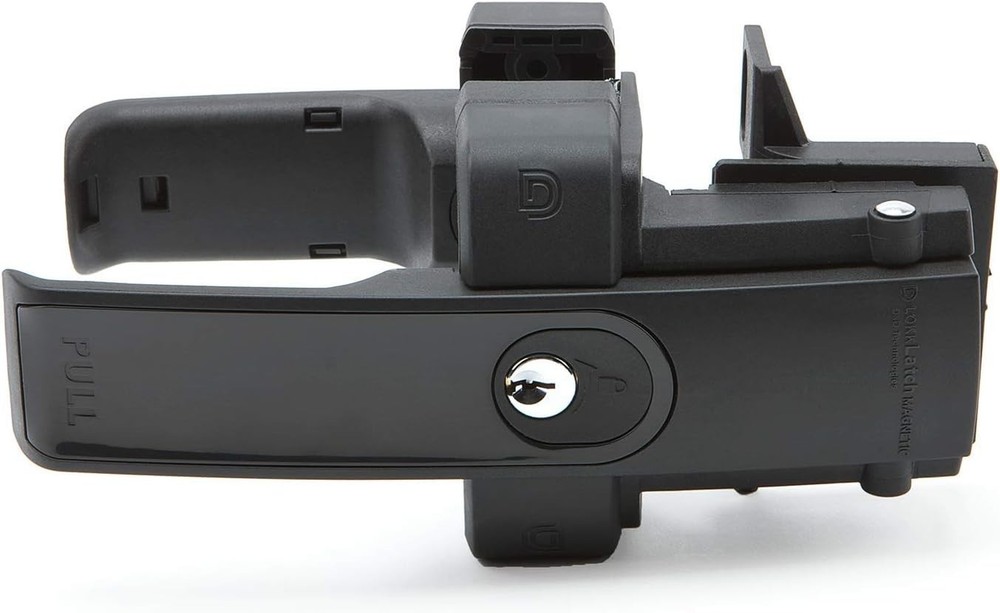 LokkLatch Magnetic Gate Latch with Dual-Sided Push/Pull Design, Key-Lockable ...