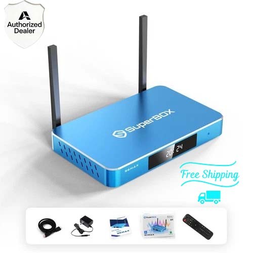 SuperBox S6Max TV BOX Support Authorized Distributor Same Day Shipping Send Gift