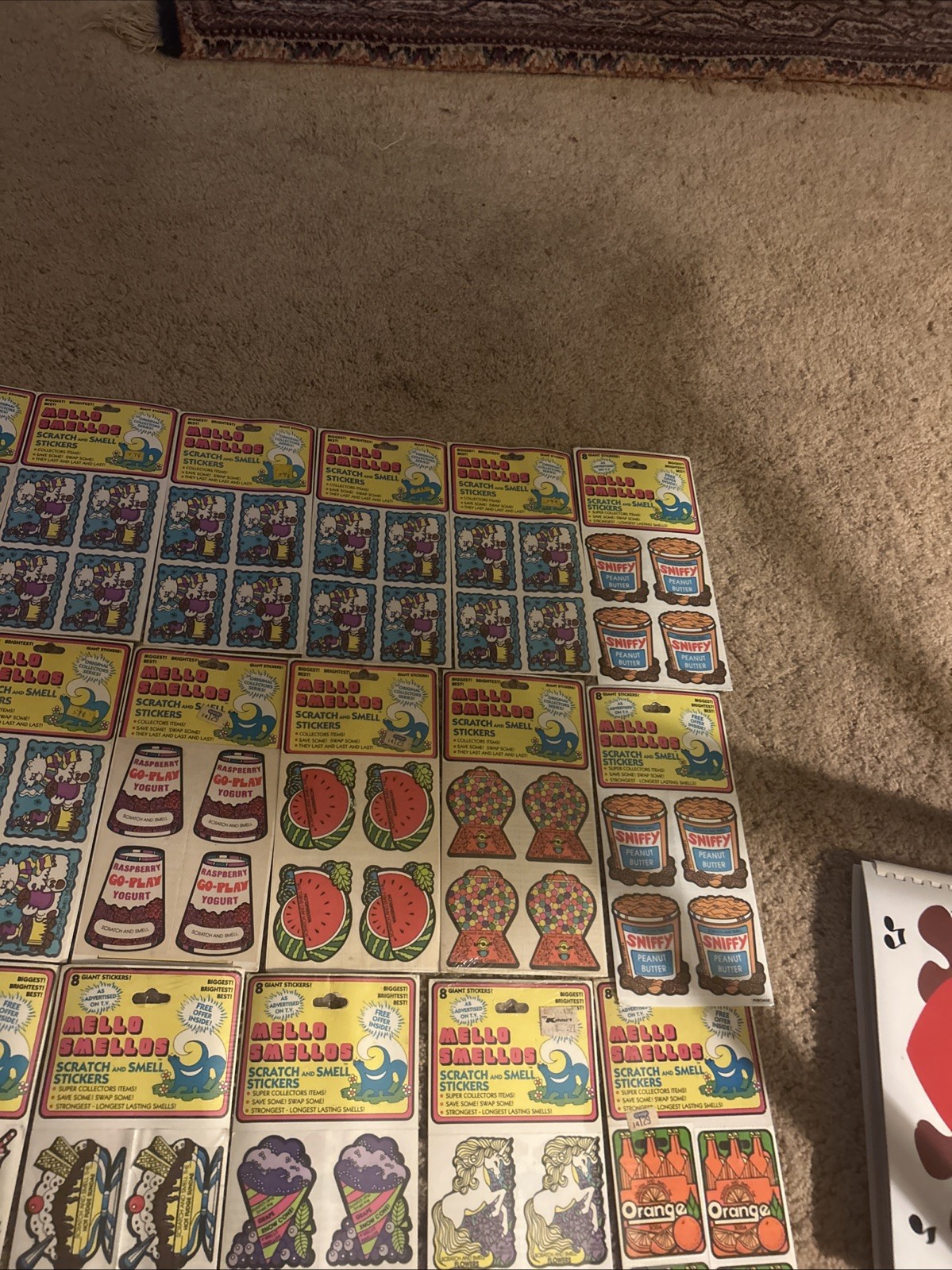 Mello Smellos Scratch & Smell Stickers Lot of (22) Packs Stickers New (34 Scent)