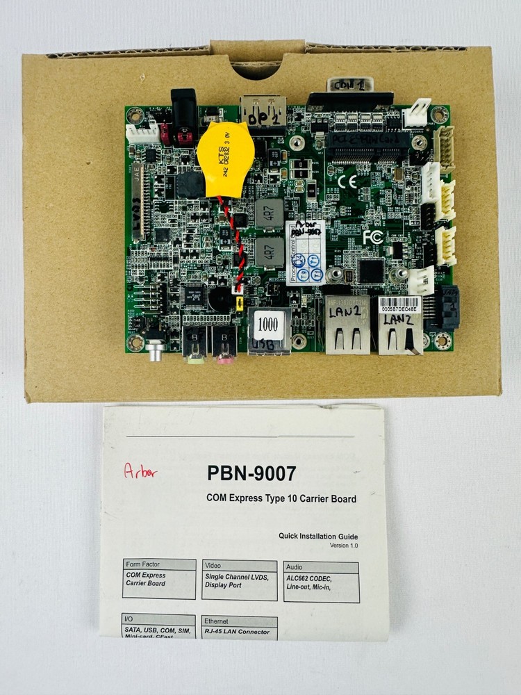 Arbor PBN-9007 COM Express Type 10 Carrier Board