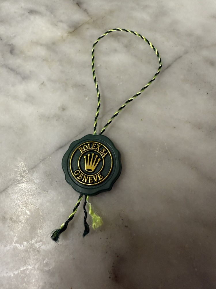 Replacement Rolex Green Swing Tag (non Hologram)