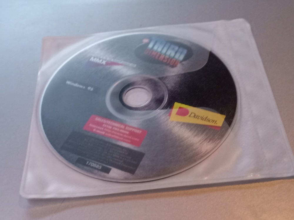 The Third Dimension CD-ROM (1996, Windows 95, Davidson) Disc Only