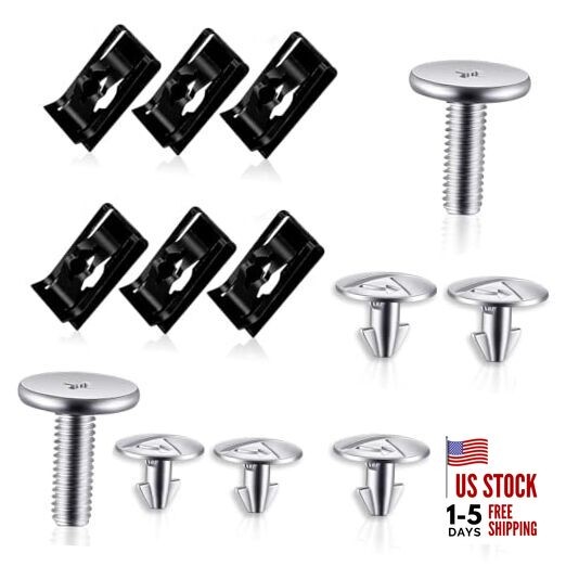 MLY 14 PCS Lower Engine Cover Skid Plate Screw, Engine Splash Shield Hardware