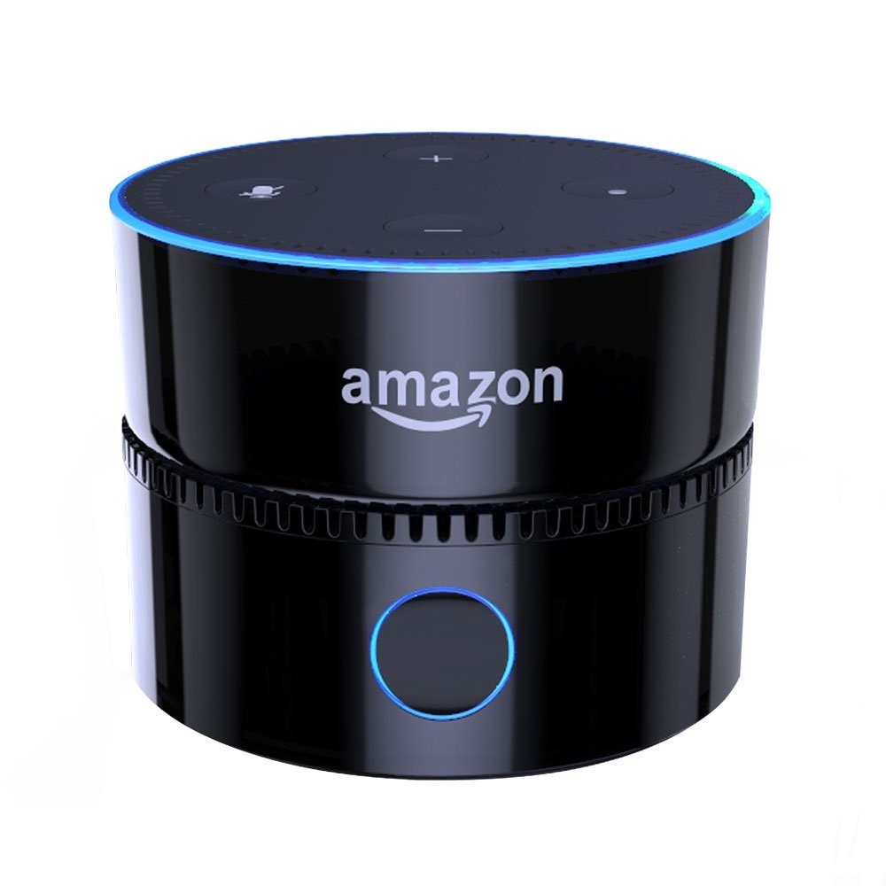 Battery Base for Echo Dot 2nd Gen 5200mAh - Portable Power, Black