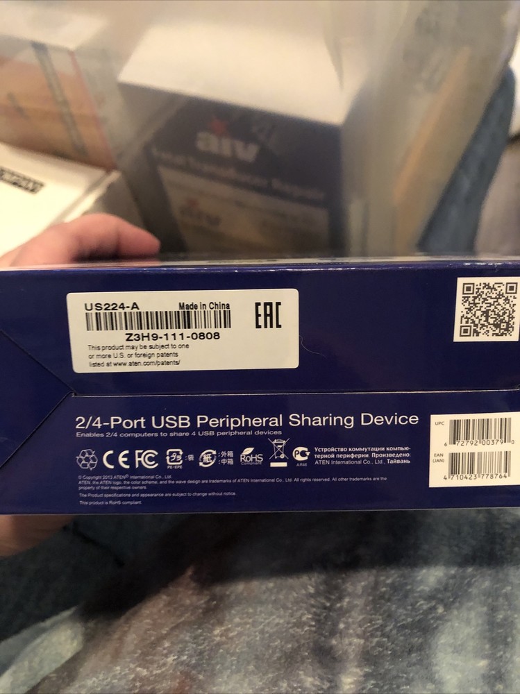 USB 2.0 Data Switch ATEN US224 4x USB 2.0 device to 2 PC