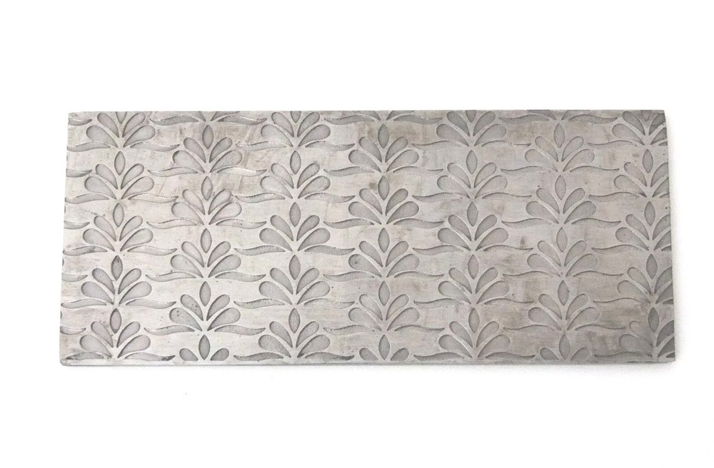 Pattern Texture Plate for Press or Rolling Mill 6 x 2.5 Inch, #15