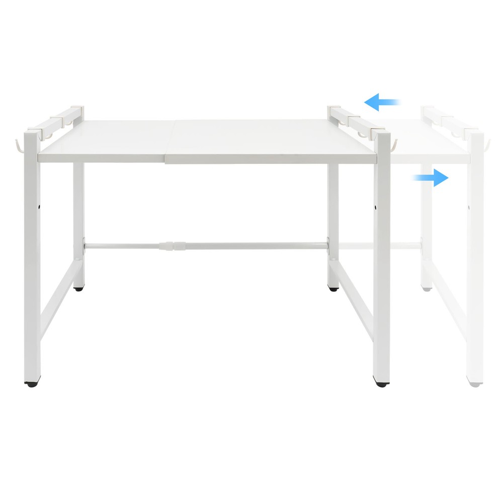2 Tier Microwave Stand Adjustable Kitchen Shelf for Kitchen Countertop Organizer