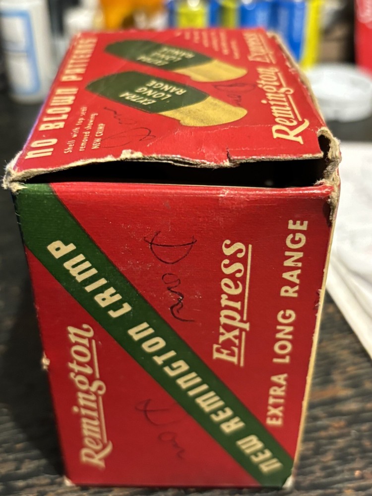Remington Express 16 Gauge Extra Long Range Shot Shells Empty Box