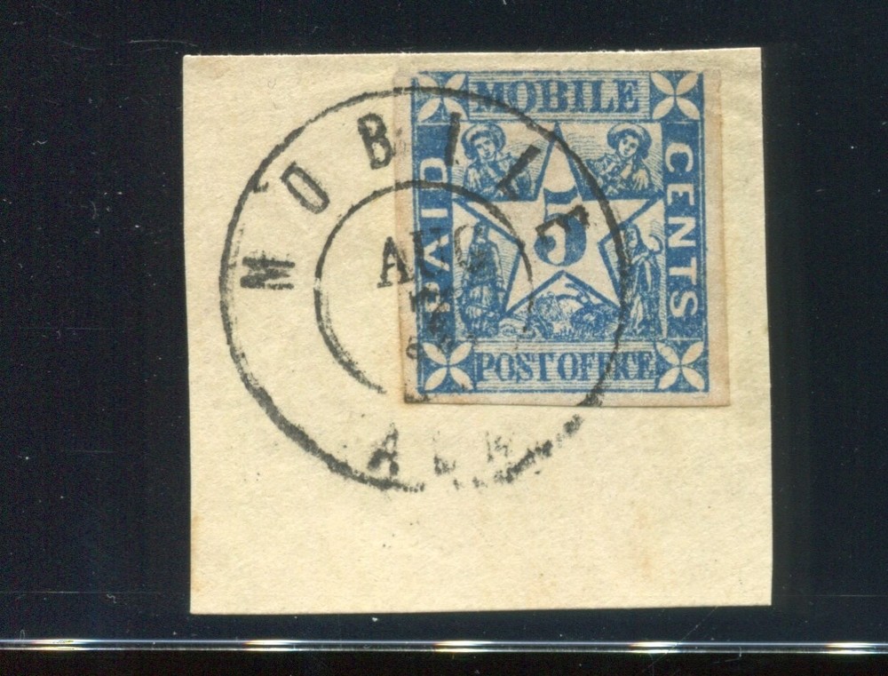 CSA 58X2 Postmaster Provisional Used Stamp on Piece BX6977