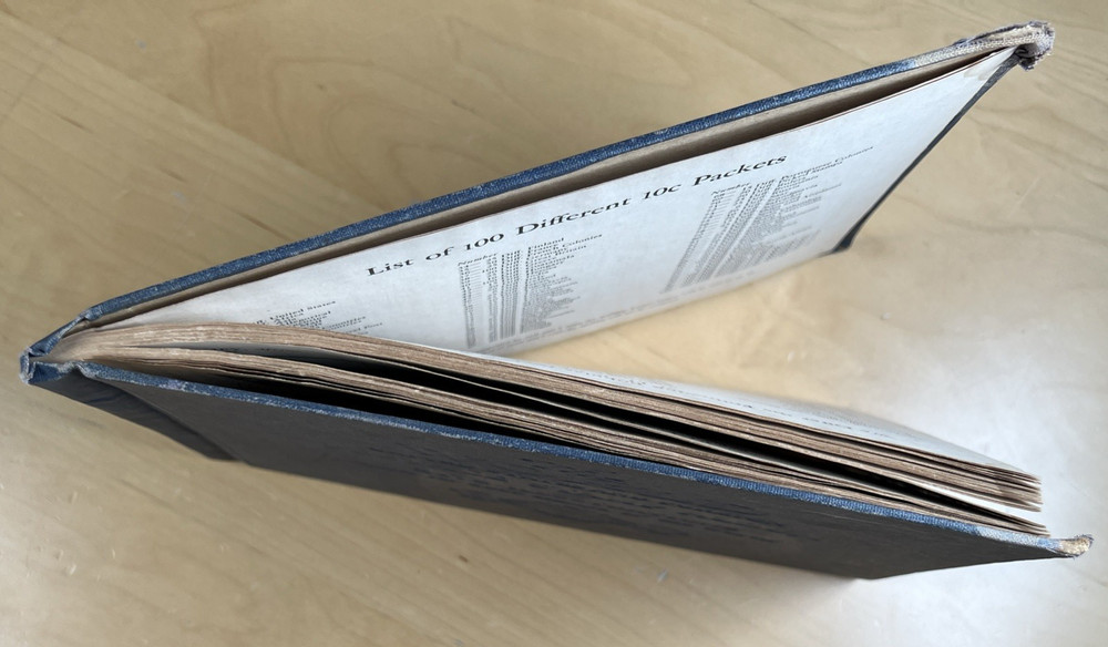 Postage Stamp Album US 1847 & Abyssinia 1894 - Zambesia 1894 & Wurtemberg 1851