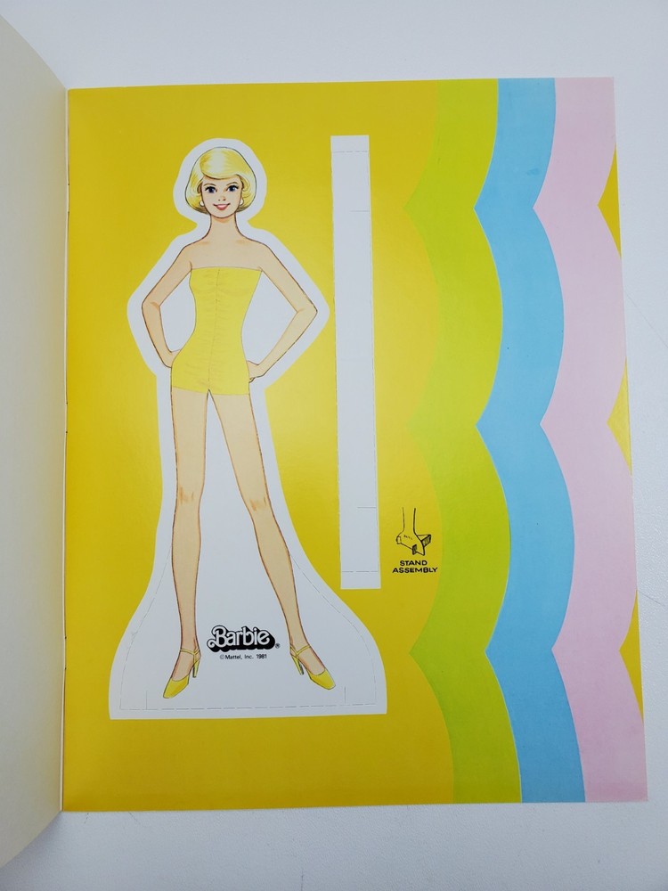 Vintage BARBIE'S PRETTY CHANGES Paper Dolls Whitman 1981 No. 1982-42 Uncut